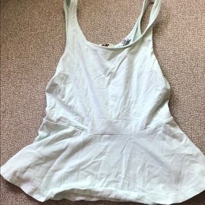 MINT GREEN EXPRESS PEPLUM TANK